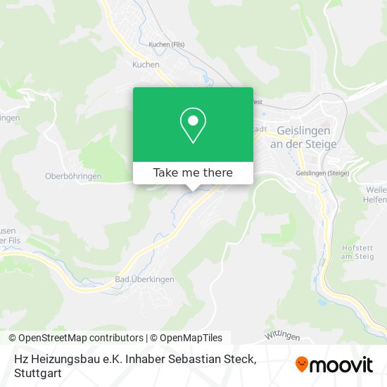 Hz Heizungsbau e.K. Inhaber Sebastian Steck map