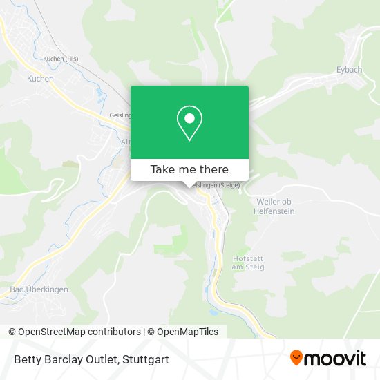 Betty Barclay Outlet map