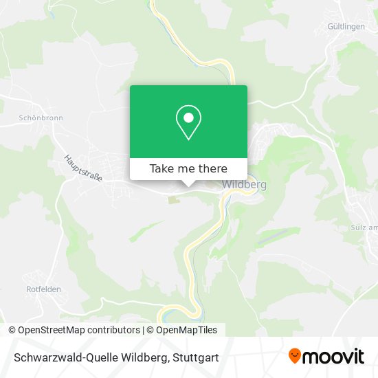 Schwarzwald-Quelle Wildberg map