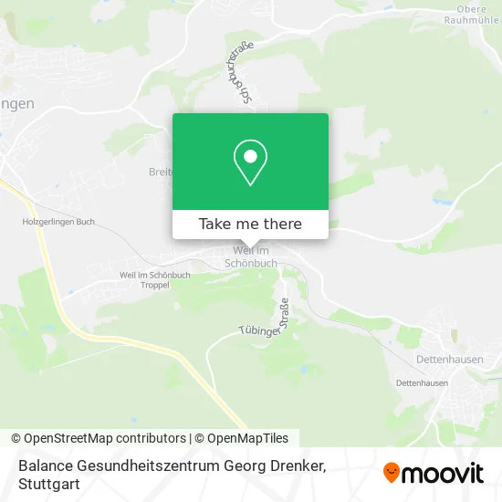 Карта Balance Gesundheitszentrum Georg Drenker