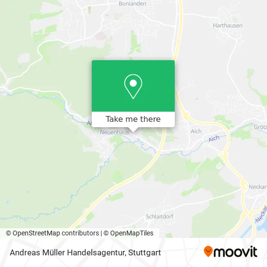 Карта Andreas Müller Handelsagentur