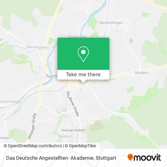 Daa Deutsche Angestellten- Akademie map