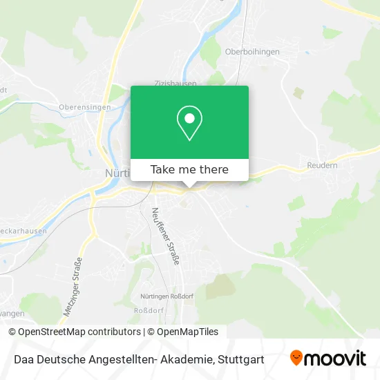 Карта Daa Deutsche Angestellten- Akademie