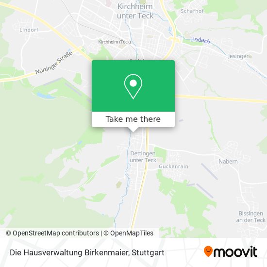 Die Hausverwaltung Birkenmaier map