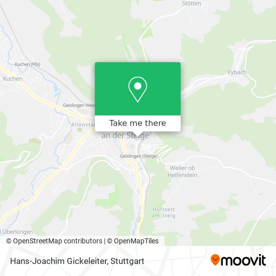 Hans-Joachim Gickeleiter map