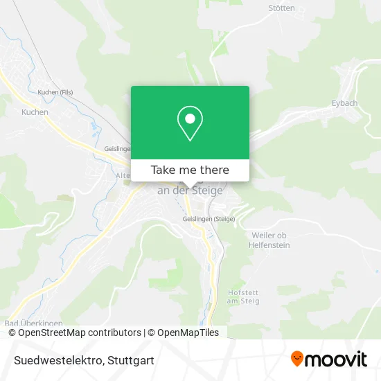 Карта Suedwestelektro