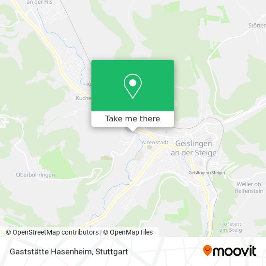 Карта Gaststätte Hasenheim