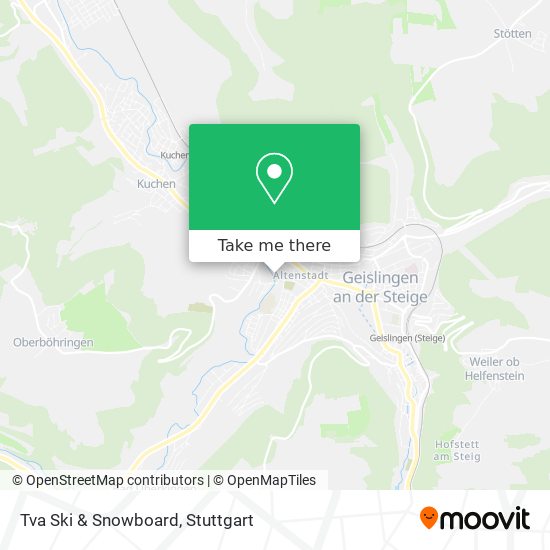 Tva Ski & Snowboard map