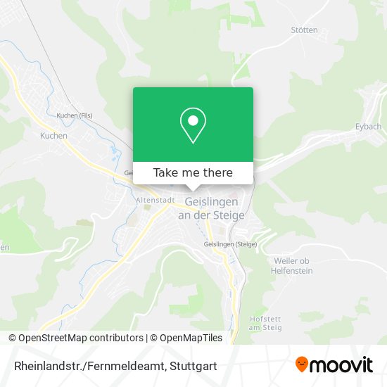 Rheinlandstr./Fernmeldeamt map