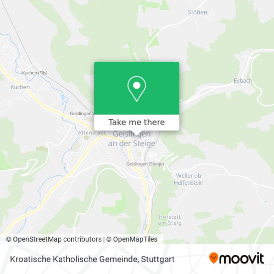 Карта Kroatische Katholische Gemeinde