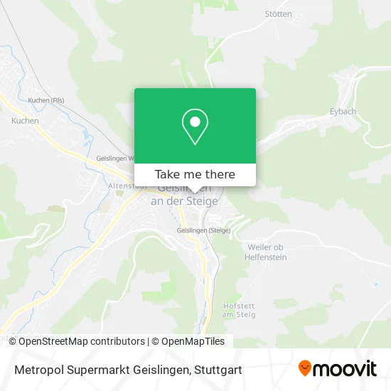 Карта Metropol Supermarkt Geislingen