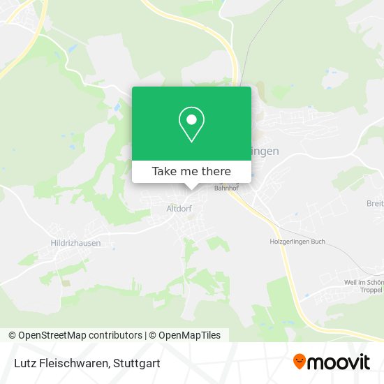 Lutz Fleischwaren map