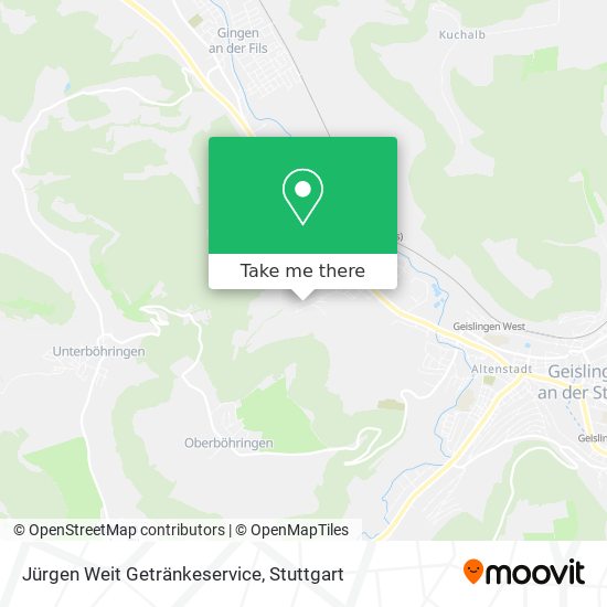 Jürgen Weit Getränkeservice map