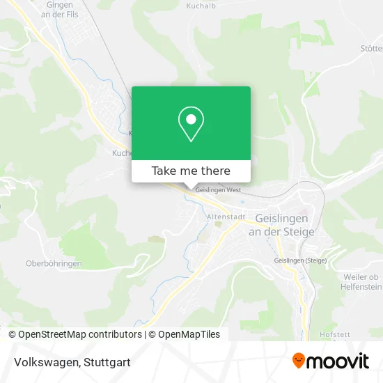 Карта Volkswagen