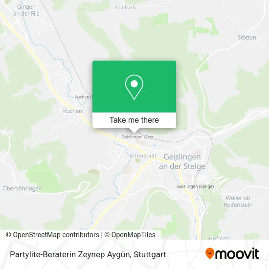Карта Partylite-Beraterin Zeynep Aygün