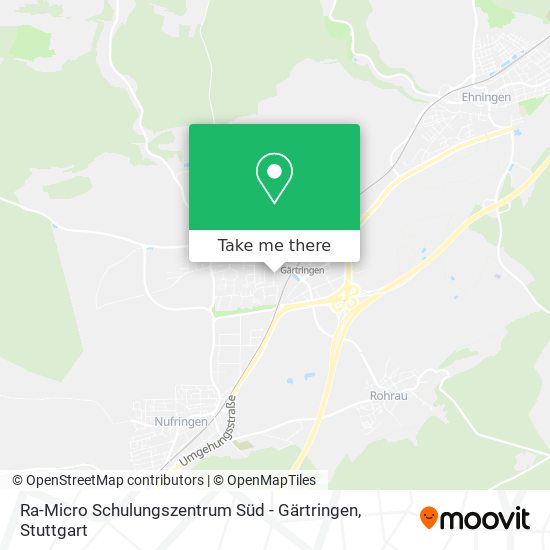 Карта Ra-Micro Schulungszentrum Süd - Gärtringen