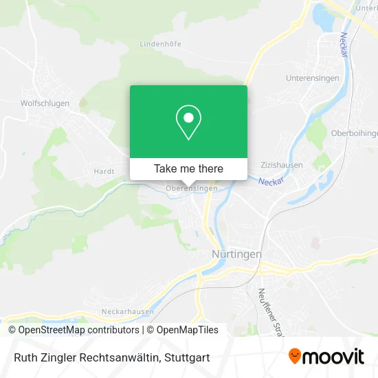 Карта Ruth Zingler Rechtsanwältin