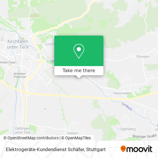 Elektrogeräte-Kundendienst Schäfer map