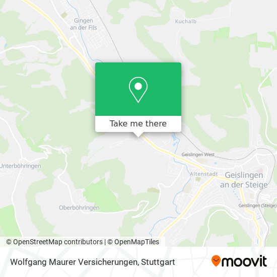 Wolfgang Maurer Versicherungen map