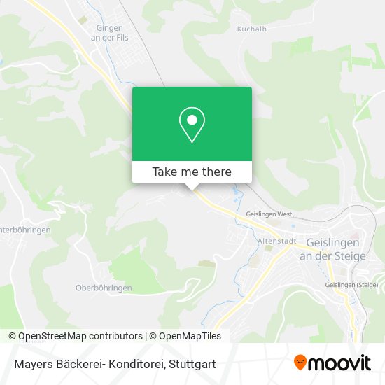 Mayers Bäckerei- Konditorei map