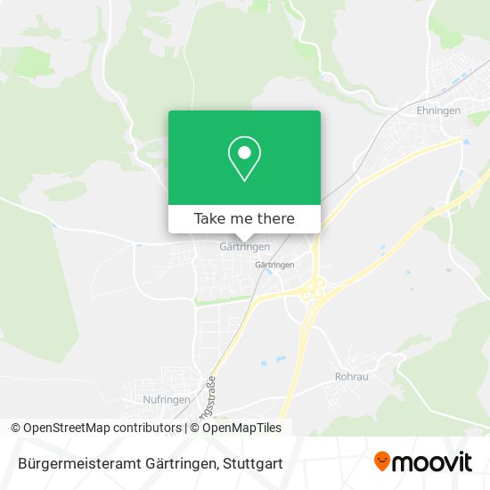 Карта Bürgermeisteramt Gärtringen