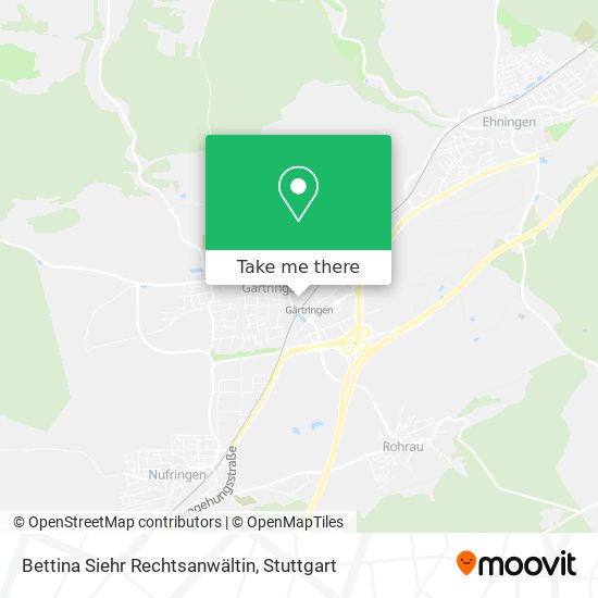 Bettina Siehr Rechtsanwältin map