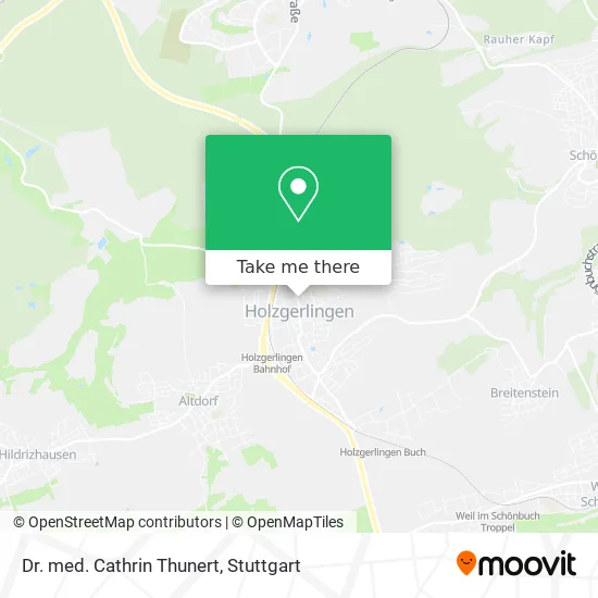 Карта Dr. med. Cathrin Thunert