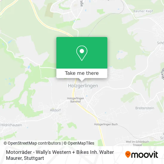 Карта Motorräder - Wally's Western + Bikes Inh. Walter Maurer