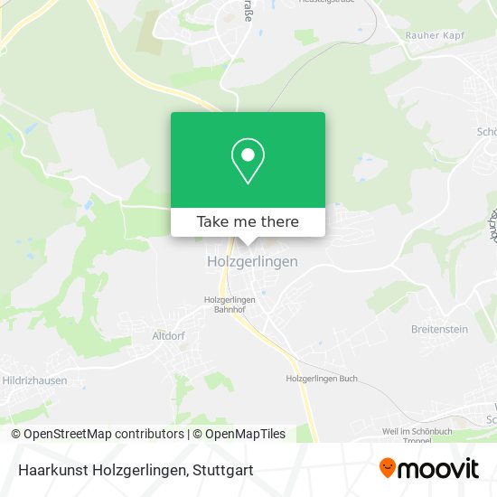 Haarkunst Holzgerlingen map