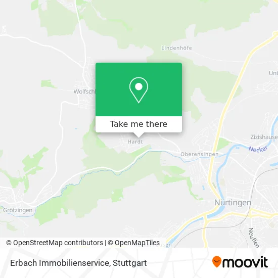 Карта Erbach Immobilienservice