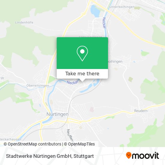 Карта Stadtwerke Nürtingen GmbH