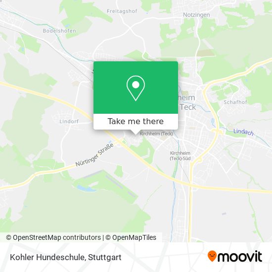 Kohler Hundeschule map