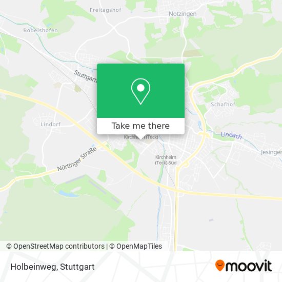 Holbeinweg map