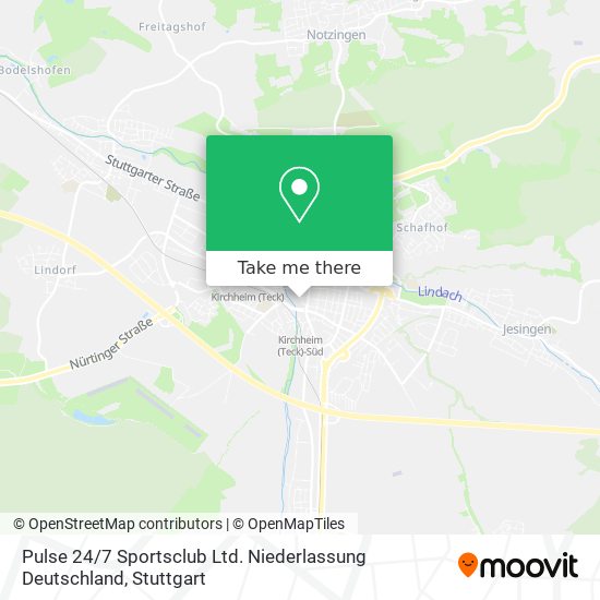 Pulse 24 / 7 Sportsclub Ltd. Niederlassung Deutschland map