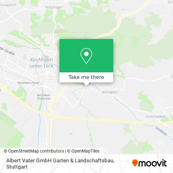 Карта Albert Vater GmbH Garten & Landschaftsbau