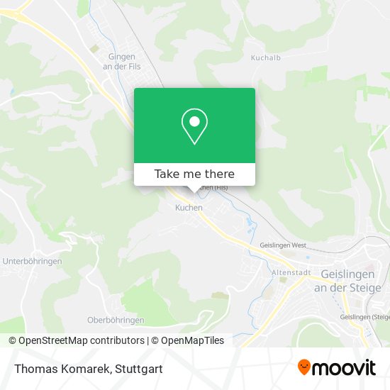 Thomas Komarek map