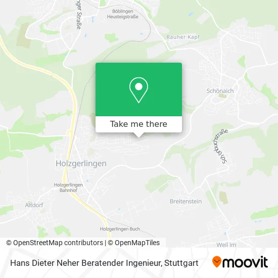 Карта Hans Dieter Neher Beratender Ingenieur