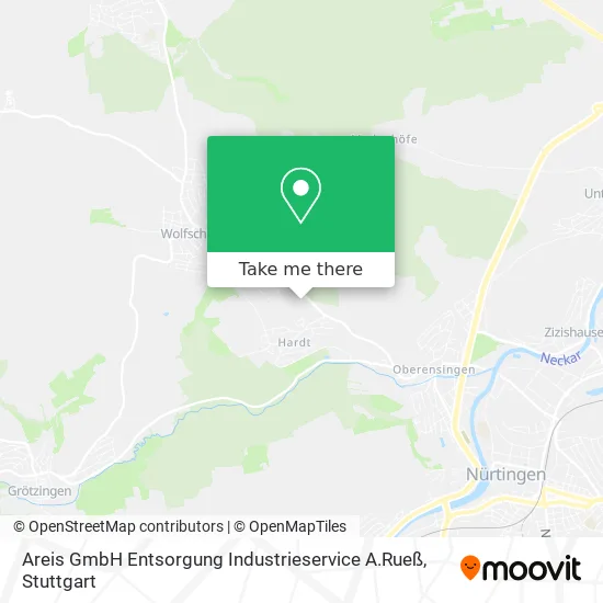 Карта Areis GmbH Entsorgung Industrieservice A.Rueß