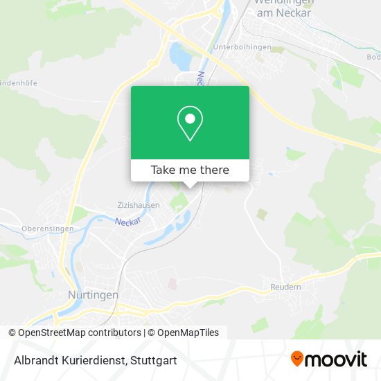 Albrandt Kurierdienst map