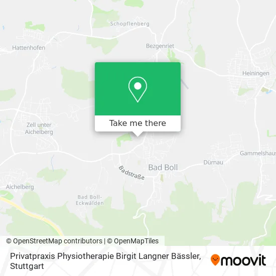 Карта Privatpraxis Physiotherapie Birgit Langner Bässler