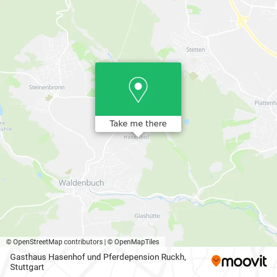 Карта Gasthaus Hasenhof und Pferdepension Ruckh