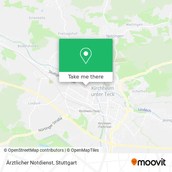 Карта Ärztlicher Notdienst