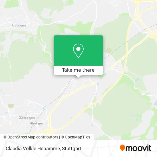 Карта Claudia Völkle Hebamme