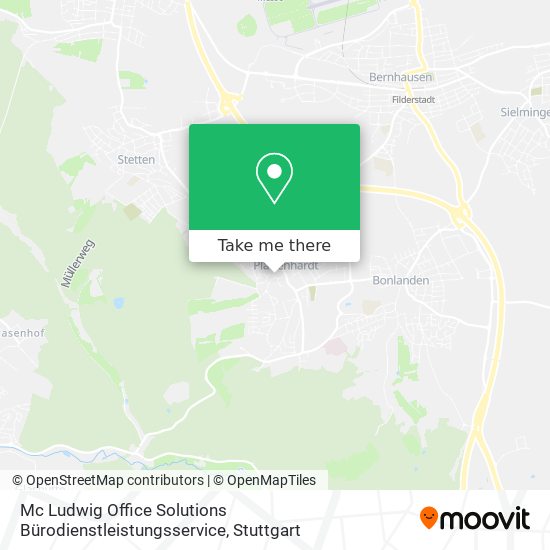 Mc Ludwig Office Solutions Bürodienstleistungsservice map