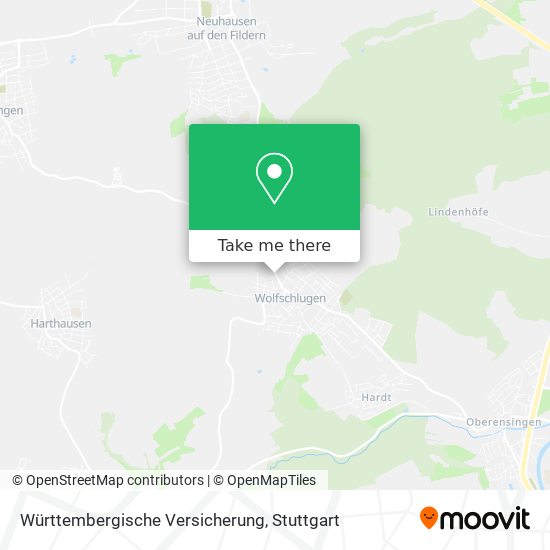 Württembergische Versicherung map