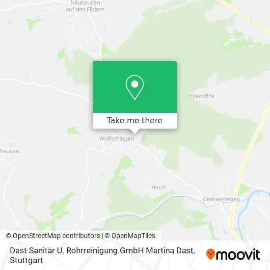 Карта Dast Sanitär U. Rohrreinigung GmbH Martina Dast