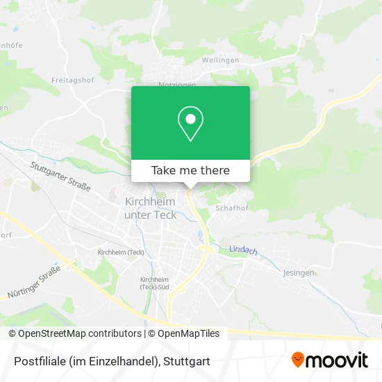 Карта Postfiliale (im Einzelhandel)