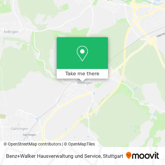 Карта Benz+Walker Hausverwaltung und Service