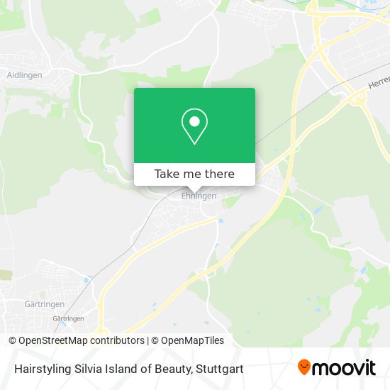 Hairstyling Silvia Island of Beauty map