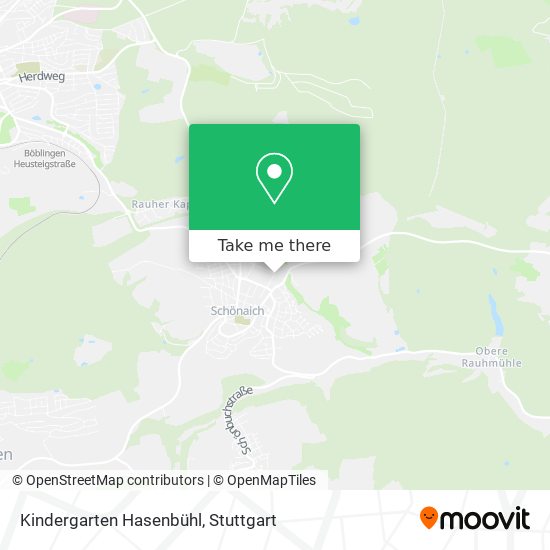 Kindergarten Hasenbühl map